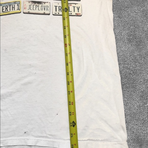 Vtg Jeep jamboree grunge Hanes '01 flaws stained - Picture 11 of 13